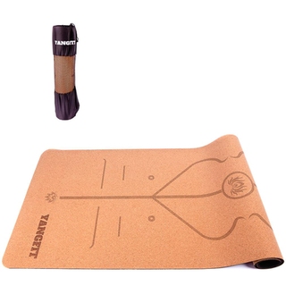 Imagem do produto Tapete Yoga Mat Pilates Em Cortiça Natural 5Mm Com Bolsa Yangfit