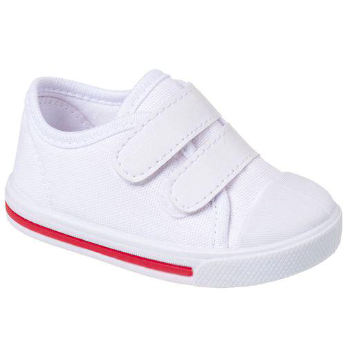 Imagem do produto Tênis Para Bebê Star College Branco Keto Baby Kb24002162 Tenis Com Sola Branco Vermelho Masc22