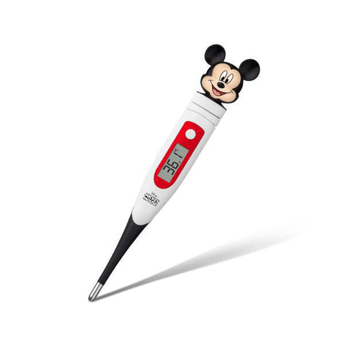Termômetro Digital Mickey Disney Com Ponta Flexível Multilaser Saúde Hc078