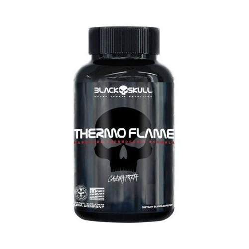 Imagem do produto Thermo Flame Black Skull Caveira Preta 60 Tabletes