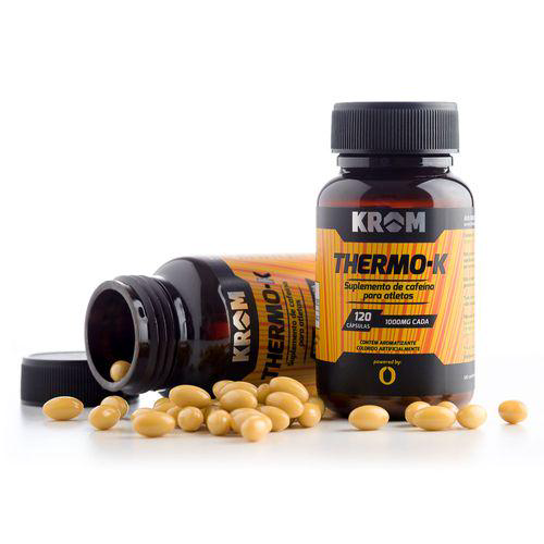 Imagem do produto Thermok Cafeína Krom Suplemento Para Atletas 1000Mg C 120 Cápsulas