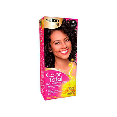 Imagem do produto Kit Coloração Color Total Salon Line 3.0 Castanho Escuro