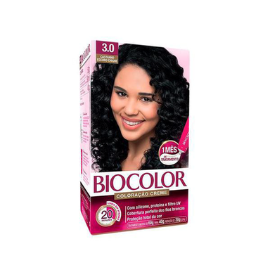 Imagem do produto Tintura Biocolor 3.0 Castanho Escuro - Biocolor Kit 3.0 Castanho Escuro