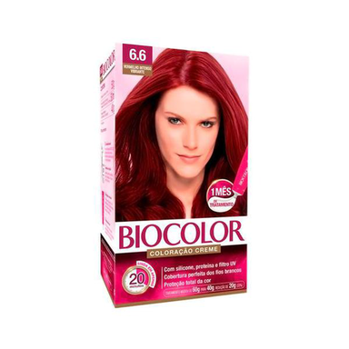 Imagem do produto Tintura - Biocolor Kit Creme 6.6 Vermelho Intenso