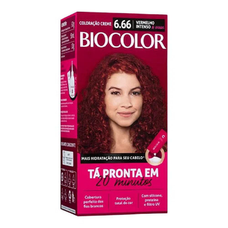 Imagem do produto Tintura Biocolor Vermelho Intenso 6.66 Mini Kit Panvel Farmácias