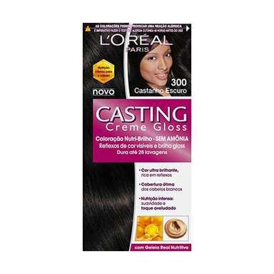 Imagem do produto Tintura Casting Creme 300 Castanho Esc - Casting Gloss Kit Creme 300 Castanho Escuro
