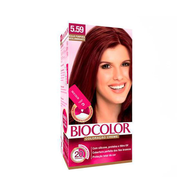 Imagem do produto Tintura Creme Biocolor Acaju Pãrpura Deslumbrante 5.59 Mini Kit