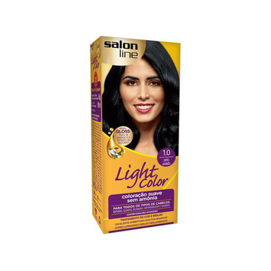 Imagem do produto Tintura Salon Line Light Color 1.0 Preto Azulado Com 1 Unidade