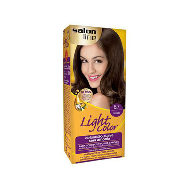Imagem do produto Tintura Salon Line Light Color 6.7 Chocolate Com 1 Unidade