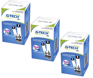 Imagem do produto Tira Reagente Para Medição De Glicose G Tech Lite Kit C/ 3 Caixas 50 Tiras