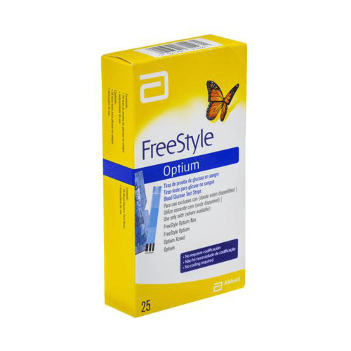 Imagem do produto Tiras Freestyle Optium Glicose C 25