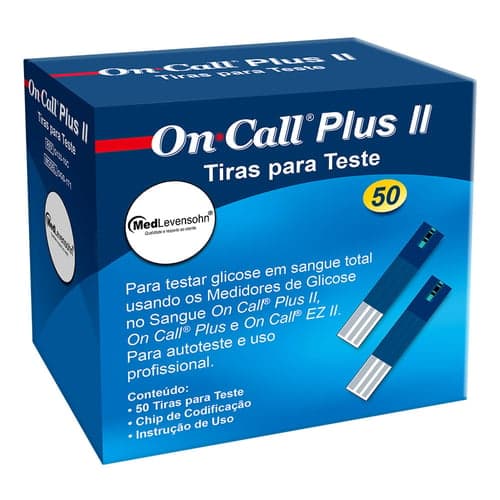 Imagem do produto Tiras On Call Plus Ii 50 Unidades