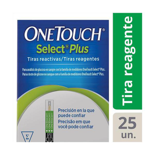 Imagem do produto Tiras Reagentes OneTouch Select Plus 25 Unidades