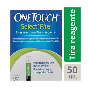 Imagem do produto Tiras Reagentes OneTouch Select Plus 50 Unidades