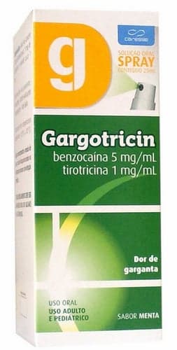 Imagem do produto Tirotricina E Benzocaina Gargotricin Spray Menta 25Ml