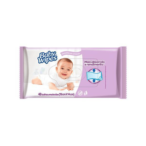 Imagem do produto Toalha Umedecida Huggies Baby Wipes Cheirinho De Lavanda Com 48 Unidades