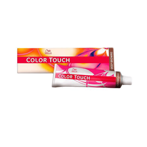 Imagem do produto Tonalizante Color Touch Wella Castanho Médio Marrom Intenso 4/77 Com 60G