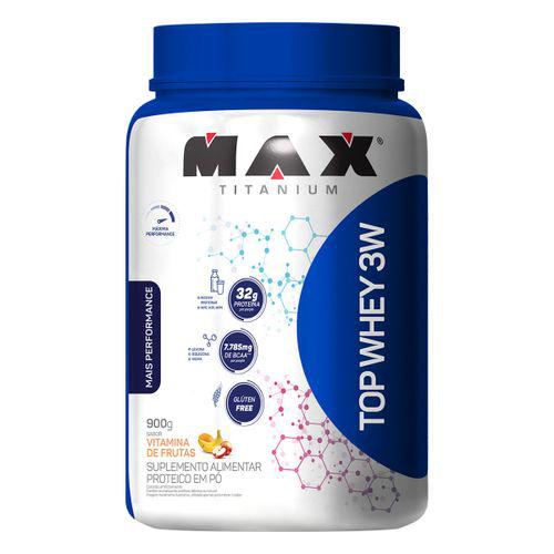 Imagem do produto Top Whey 3W Vitamina De Frutas 900G Max Titanium