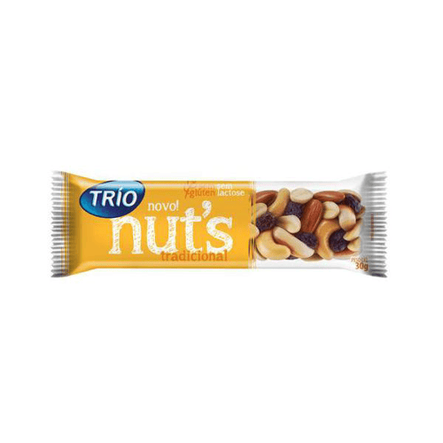 Trio Nuts Cereal Em Barra Tradicional 30G