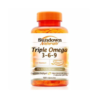 Imagem do produto Triple - Omega 3- 6- 9 Com 120 Cápsulas - Sundown Vitamina