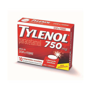 Imagem do produto Tylenol 750Mg 10 Comprimidos
