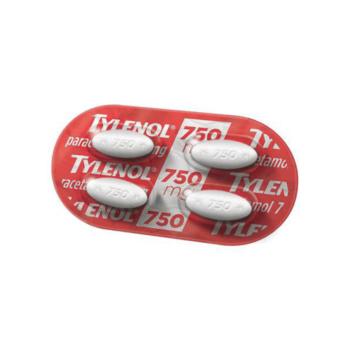 Imagem do produto Tylenol 750Mg 4 Comprimidos