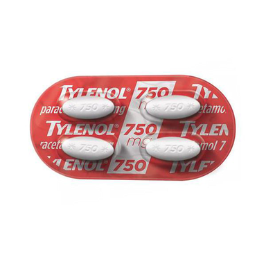 Imagem do produto Tylenol - 750Mg Ev 4 Comprimidos
