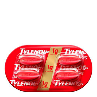 Imagem do produto Tylenol Dc 500Mg + 65Mg Múltiplas Dores 10 Comprimidos