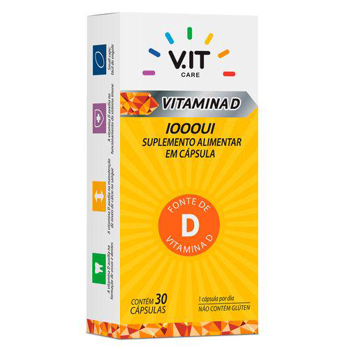 Imagem do produto V.It Care Vitamina D 1.000Ui 30 Cápsulas