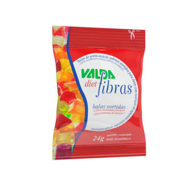Imagem do produto Valda Diet Fibras Balas Sortidas Sachê 24G