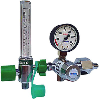 Imagem do produto Válvula Redutor De Pressão Fixa Para Cilindro De Oxigênio Haoxi Vc5820 Com Fluxômetro