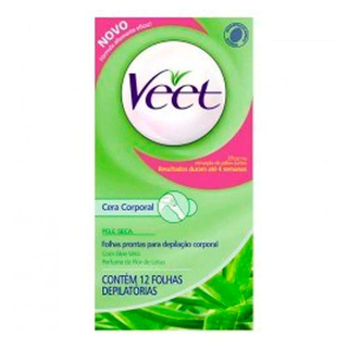 Imagem do produto Veet - Cera Fria Corporal Para Pele Seca Com 12 Folhas