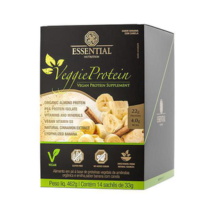 Imagem do produto Veggie Banana Com Canela 14X33g Essential Nutrition