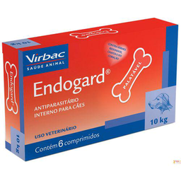 Imagem do produto Vermifugo Endogard Cães 10Kg 6 Comprimidos Virbac