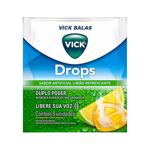 Vick - Limão Pastilhas 5Un