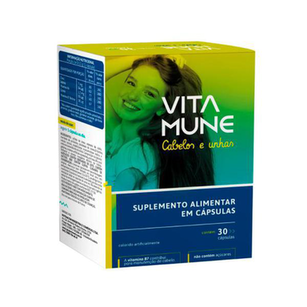 Imagem do produto Vita Mune Cabelos E Unhas 30 Comprimidos