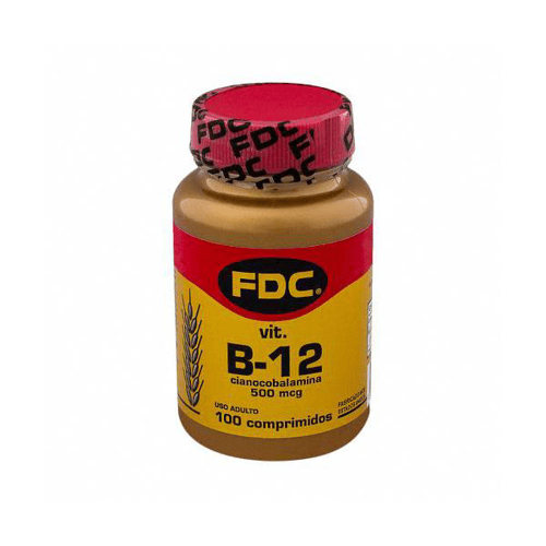 Imagem do produto Vitamina - B12 500Mcg 100 Comprimidos Fdc