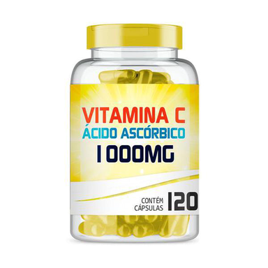 Vitamina C Ácido Ascórbico 1000Mg Com 120 Cápsulas Up Sports Nutrition