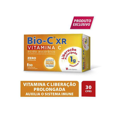 Imagem do produto Vitamina C Bio C Xr 1G Com 30 30 Comprimidos De Liberação Prolongada