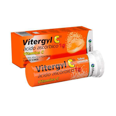 Imagem do produto Vitamina C Vitergyl Com 10 Comprimidos Efervescentes