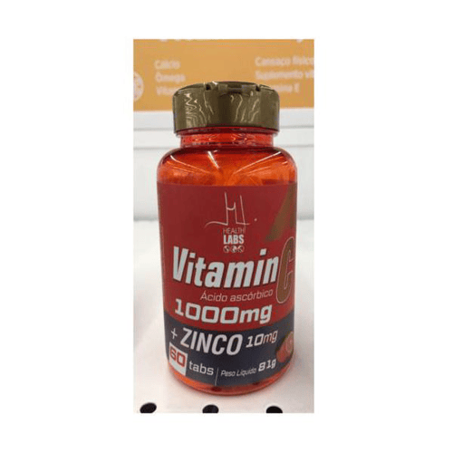 Imagem do produto Vitamina C + Zinco 10Mg Health Labs