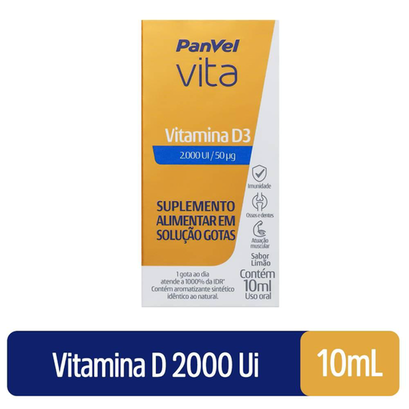 Imagem do produto Vitamina D 2000 Ui Vita 20Ml