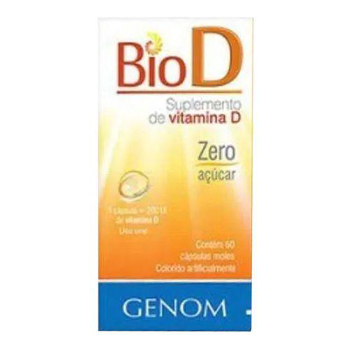 Imagem do produto Vitamina D Bio D União 60 Cápsulas