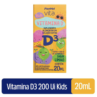 Imagem do produto Vitamina D3 200 Ui Kids Vita 20Ml
