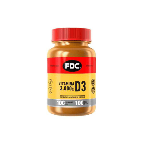 Imagem do produto Vitamina D3 2000Ui Fdc 100 Cápsulas