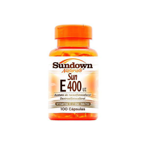 Vitamina - E 400Ui Com 100 Cápsulas Sundown Vitamina
