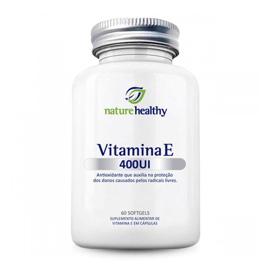 Imagem do produto Vitamina E 400Ui Com 60 Cápsulas Nature Healthy
