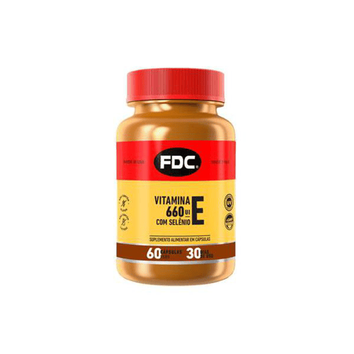Imagem do produto Vitamina E 660Ui + Selênio Fdc Com 60 Cápsulas