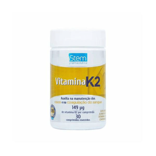 Imagem do produto Vitamina K2 149Mcg 30 Comprimidos Stem Novalatina