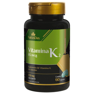 Imagem do produto Vitamina K2 Natusday Com 60 Capsulas 65Mcg